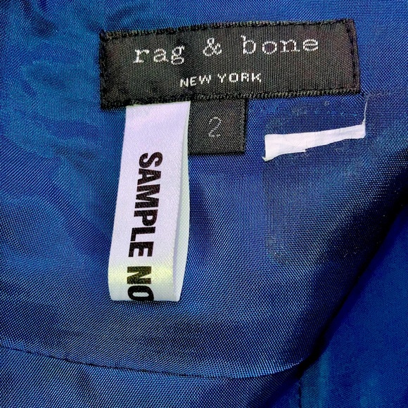 Rag & Bone leather top trim mini skirt - Picture 4 of 4